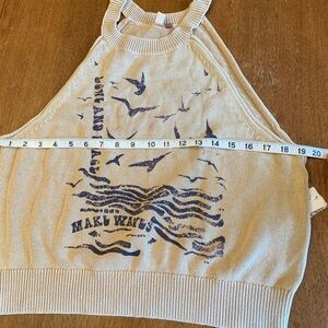 Sleeveless knit sz M